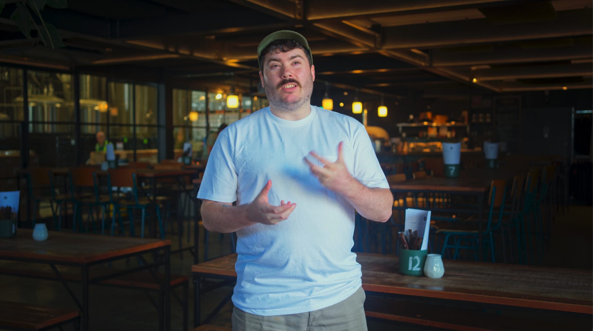 Billy from Verdant, interviewed for the Verdant x Tate brand collaboration film