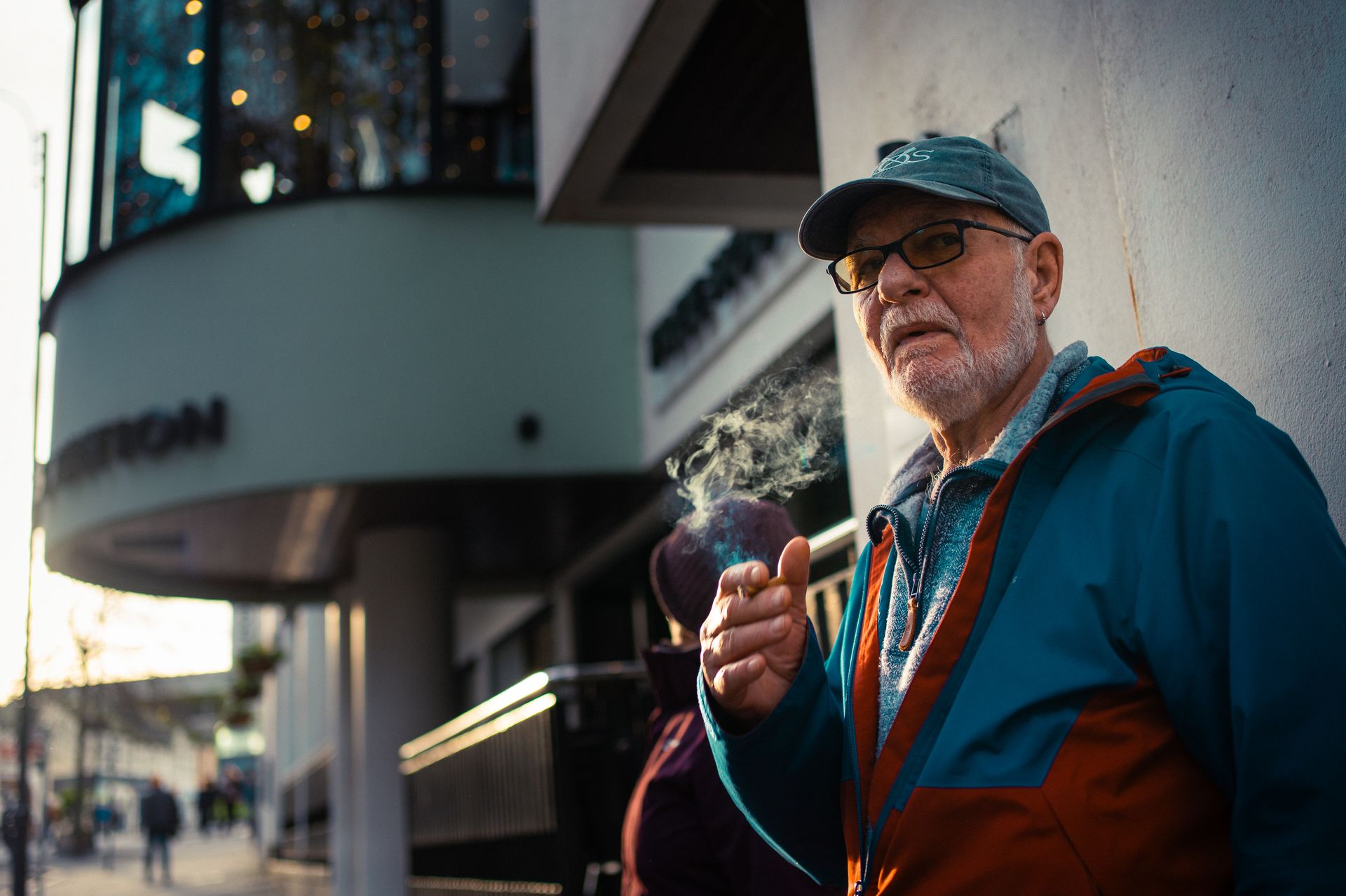 Man Smoking, photography by Adam Drake Studio, Cornwall