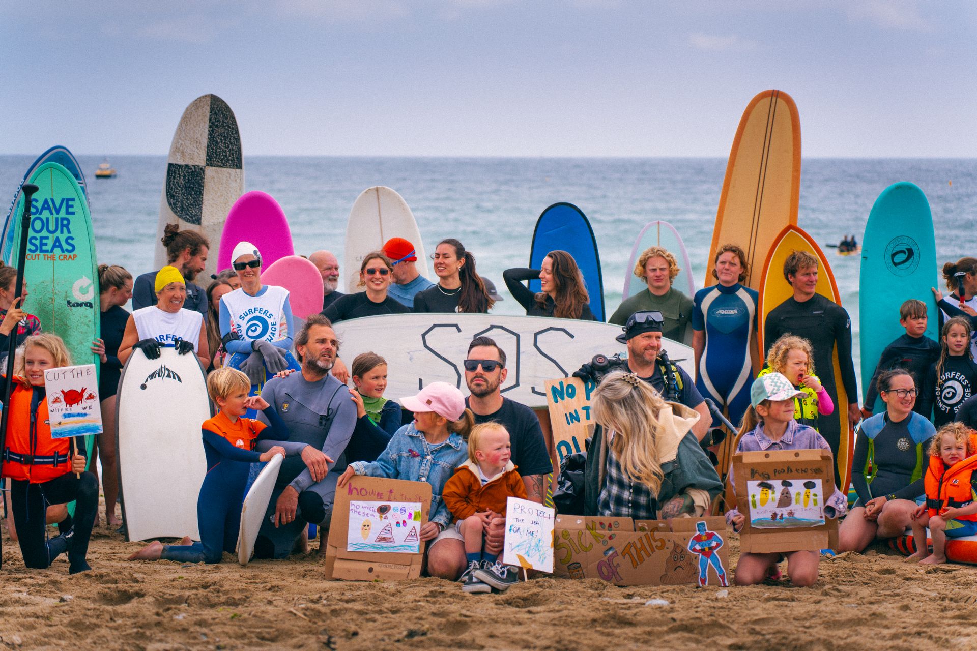Surfers Against Sewage Protest, Charity & Heritage photography by Adam Drake Studio