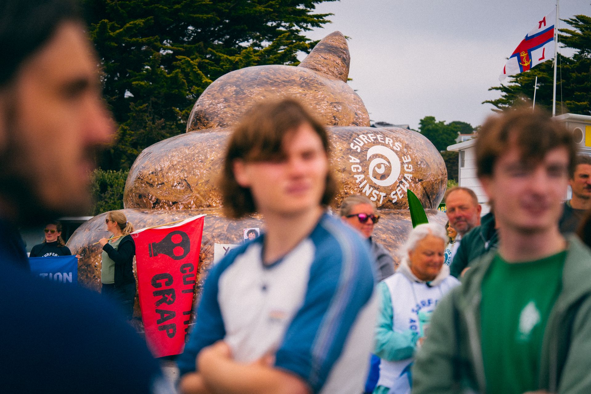 Surfers Against Sewage Protest, photography by Adam Drake Studio, Cornwall